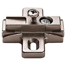 Series 200 Wedge Mounting Plate, Nickel-Plated, Screw-On, 2mm