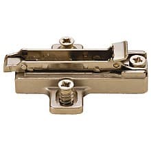 Wing Mounting Plate with Euro Screw, Nickel-Plated
