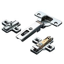 Series 200 110&#730; Opening Hinge, 45mm Bore Pattern, Self-Closing, 1/2" Overlay