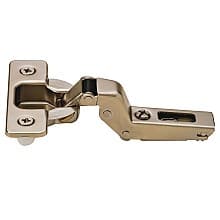 Series 200 94° Opening Hinge, 45mm Bore Pattern, Free-Swinging, Inset, Nickel-Plated, Dowelled