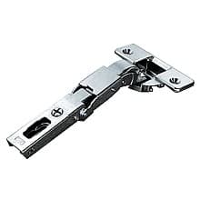 Series B 110° Opening Hinge, 45mm Bore Pattern, Self-Closing, Inset, Nickel-Plated, Screw-On
