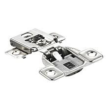 Series CU 106&#730; Opening Edge-Mount Face Frame Hinge, 45mm Boring Pattern, Dowelled