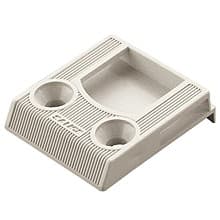 Surface Mount Retaining Catch with Lip, Beige