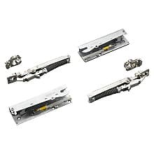 W" Wind Lift System with Soft-Closing, White Spring/Free-Swinging