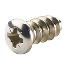 13mm Pan Head Euro Screw, Phillips Drive Euro Thread and Blunt Point, Zinc by Salice
