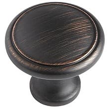 30mm Charlevoix Round Knob, Oxidated Brass