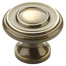 1-1/4" x 7/8" Traditional Round Cabinet Knob