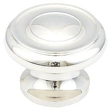 1-1/4" x 7/8" Traditional Round Cabinet Knob