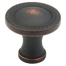 1-3/8" Montcalm Round Knob, Michelangelo Bronze