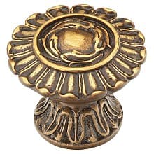 1-1/4" French Court Round Cabinet Knob