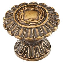 1-1/2" French Court Round Cabinet Knob