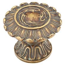 1-1/2" French Court Round Cabinet Knob