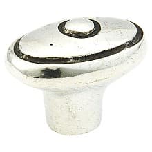 1-3/8" Perla Oval Cabinet Knob, Natural