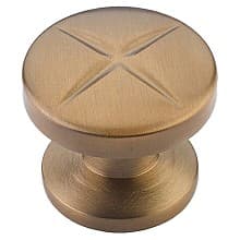 1-3/8" Northport Cabinet Knob, Brushed Bronze