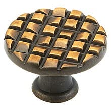 1-1/8" Mosaic Small Round Cabinet Knob