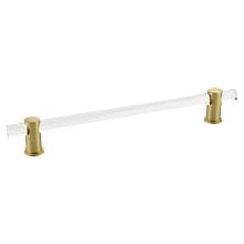 8" Lumiere Cabinet Pull, Satin Brass