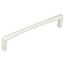 6" Italian Contemporary Cabinet Handle Pull, Satin Nickel