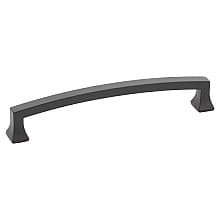 6" Menlo Park Arched Cabinet Pull, Matte Black