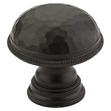 1-1/4" Atherton Hammered Knurled Edge Cabinet Knob