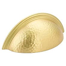 3" Atherton Hammered Plain Edge Cup Pull