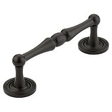 4" Atherton Knurled Footplate Cabinet Pull