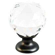 1-1/8" Stargaze Crystal Round Cabinet Knob