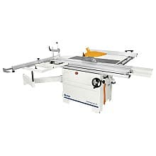 Minimax Single-Phase 3.4Hp 5.5' Manual Sliding Table Saw w/tilting 12&Prime; main blade, belt driven scoring blade & 50&Prime; rip capacity