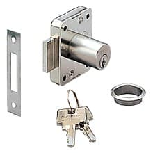 18mm Deadbolt Cylinder Lock, Keyed Alike/Keyed Different, Nickel, 30mm Cylinder Length
