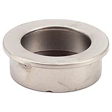 1-9/16" Recessed Finger Pull, Satin Nickel