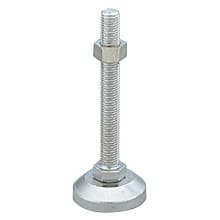207mm x 60mm Leveling Glide, Plain Stainless Steel