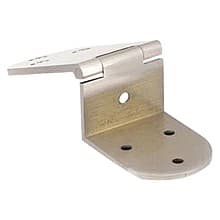 Overlay Angle Hinge, Satin Nickel
