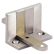 AHW-24 Overlay Door Angle Hinge, Satin Nickel