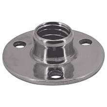 1-7/16" x 7/16" Stainless Steel Leveling Glide Base, Plain