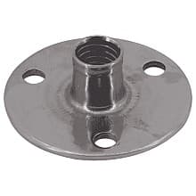 1-7/16" x 1/2" Stainless Steel Leveling Glide Base, Plain
