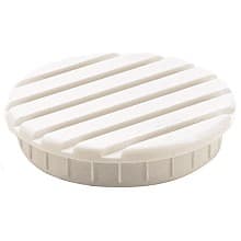 APB-4045 1-3/4" Round Plastic Air Ventilator, White