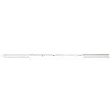 Low Profile Drawer Slide with 20lb. Capacity, Side Mount, 3/4 Extension, Anodized/Plain, 25-1/4"