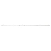 Low Profile Drawer Slide with 18lb. Capacity, Side Mount, 3/4 Extension, Anodized/Plain, 31-1/2"