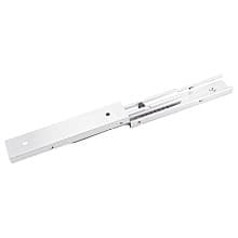 Low Profile Drawer Slide with 25lb. Capacity, Side Mount, Full Extension, Anodised Silver, 7-7/8"