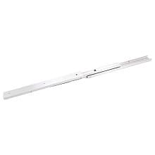 Low Profile Drawer Slide with 20lb. Capacity, Side Mount, Full Extension, Anodised Silver, 16-11/16"