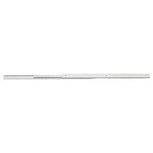 Low Profile Drawer Slide with 11lb. Capacity, Side Mount, Full Extension, Anodized Silver, 33-7/8"