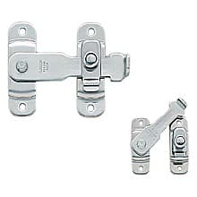 Spring Loaded Bar Latch, Polished Stainless Steel