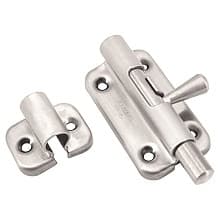 2-3/8" Barrel Bolt with Spring, Satin