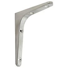 100mm x 120mm BT Shelf Bracket, Satin Stainless Steel
