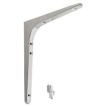 400 x 30 x 480mm Shelf Bracket, Satin Finish