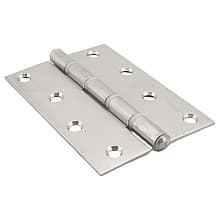 70mm x 102mm Butt Hinge, Satin Stainless Steel