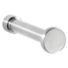 48mm Coat/Hat Hook, Satin Stainless Steel