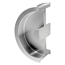49mm Sliding Door Handle Pull, Satin Stainless Steel