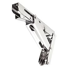 199.5mm Folding Shelf Bracket, Polished Stainless Steel