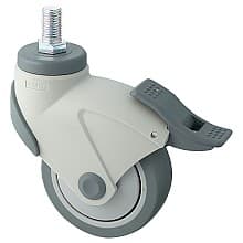 EX-100N 61mm Threaded Bolt Caster with Break