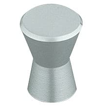 43/64" Stainless Steel Knob, Satin Nickel